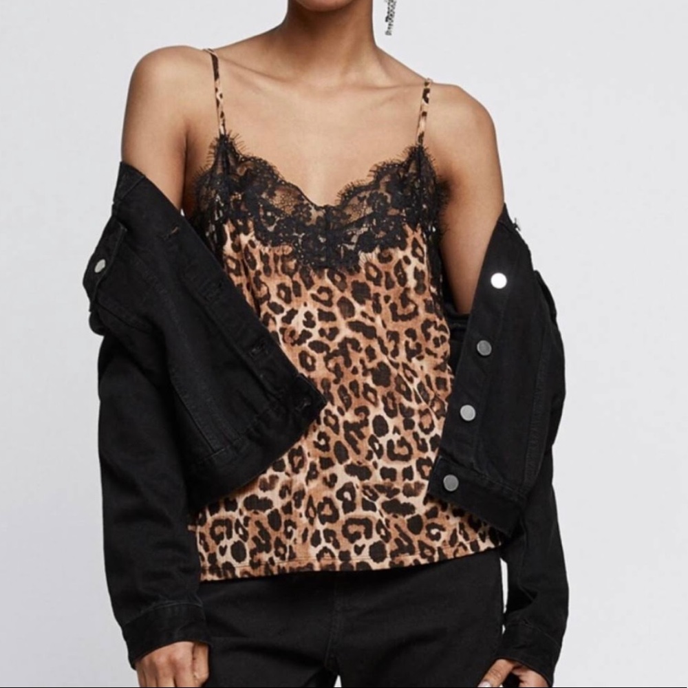Zara Leopard Cami
